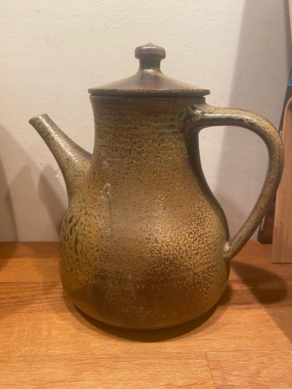 Céramique vintage signée, grès émaillé, milieu XX siècle, service à café et mazagrans Antiquités de France