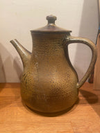 Céramique vintage signée, grès émaillé, milieu XX siècle, service à café et mazagrans Antiquités de France