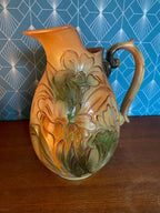 Grand pichet ancien en terre cuite, école Italienne Romacréa des années 50. Antiquités de France