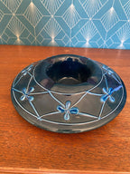 Ancien cendrier en terre cuite émaillée, école Italienne Romacréa, de 1950.-{{shop name}}