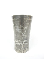 Art Nouveau Kayserzinn – décor floral en relief, ciselé, signé, 12x8 cm, rare-{{shop name}}