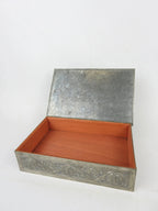 Boîte Étain Art Nouveau Alfred Daguet 25x15 cm Chimères Coffrage Bois-{{shop name}}