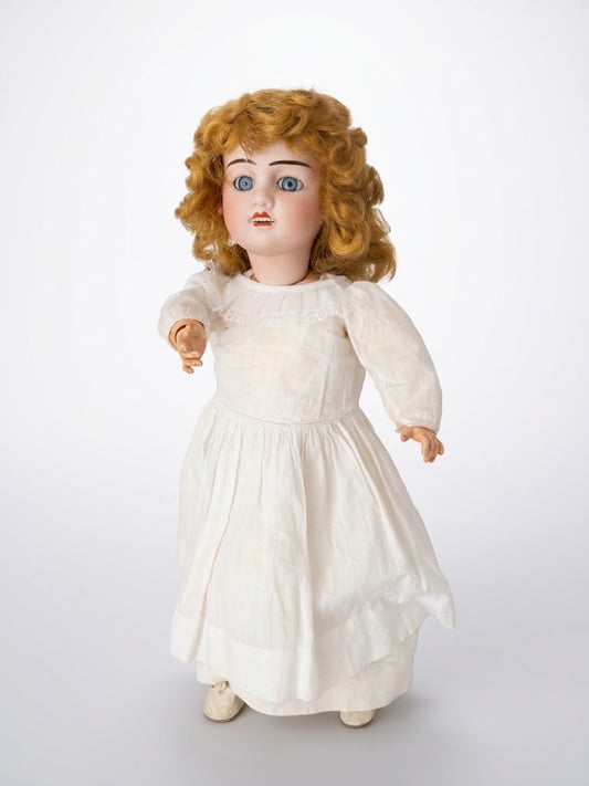 Poupée Ancienne en Porcelaine Jules Verlingue 45 cm (c. 1915-1920) – "La Petite Française" Taille 6