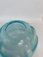 Petite coupe verre moulé Portieux – Art Déco, 10,5 cm diamètre, 7 cm haut, rare-{{shop name}}