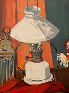 Lithographie Yves Brayer, signée, épreuve d'artiste, exposition de 1969, unique Antiquités de France