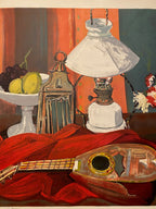 Lithographie Yves Brayer, signée, épreuve d'artiste, exposition de 1969, unique Antiquités de France