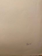 Lithographie Yves Brayer, signée, épreuve d'artiste, exposition de 1969, unique Antiquités de France