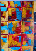 Art contemporain, Huile sur toile signée , inspirée du film Nikita, pièce unique. Par Zély. Antiquités de France