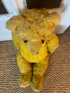 Ours articulé ancien vers 1900, anglais, mohair, yeux verre, 60 cm, excelsior-{{shop name}}