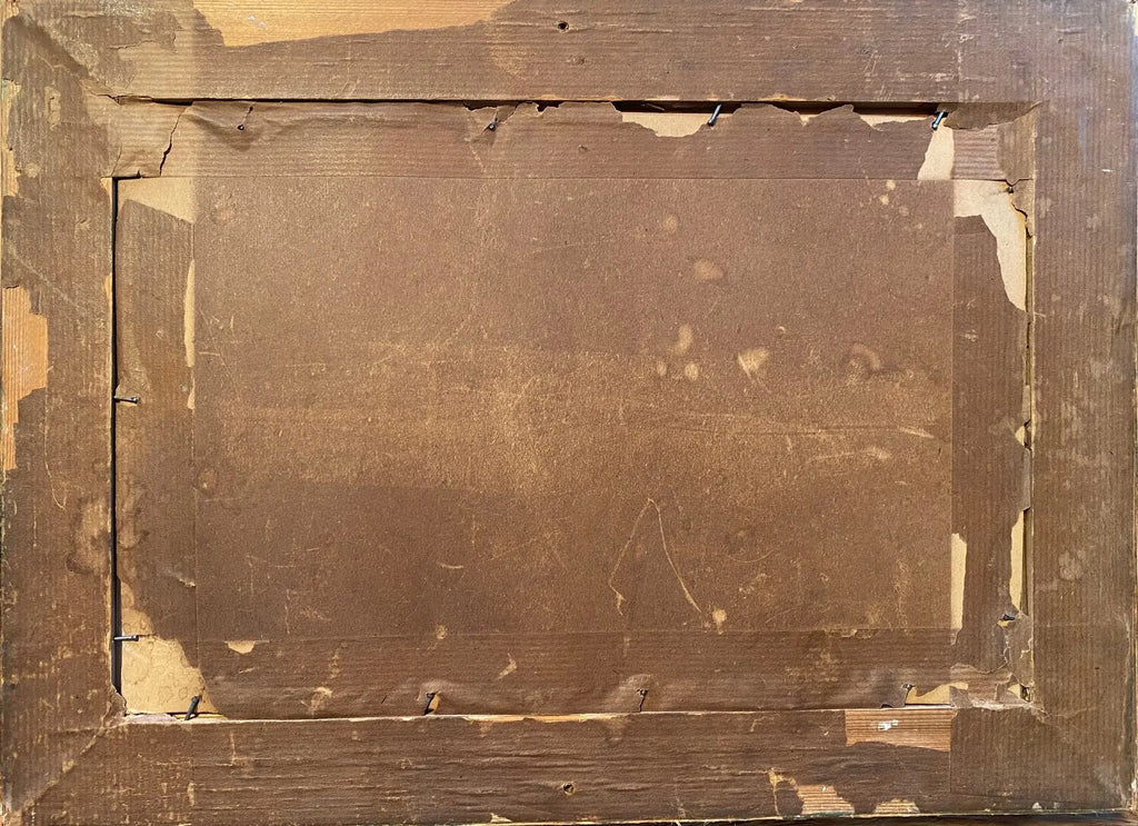 Orientalisme, Aquarelle signé, Alexandre BONNARDEL 1867-1942, encadré sous verre Antiquités de France