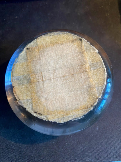 PRESSE-PAPIERS EN VERRE, écusson de la ville d'Oran. Années 60. Antiquités de France