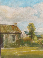 Tableau ancien signé Ferdinand Cochard, encadrée sous verre, début XXème, peinture Aquarelle. Antiquités de France