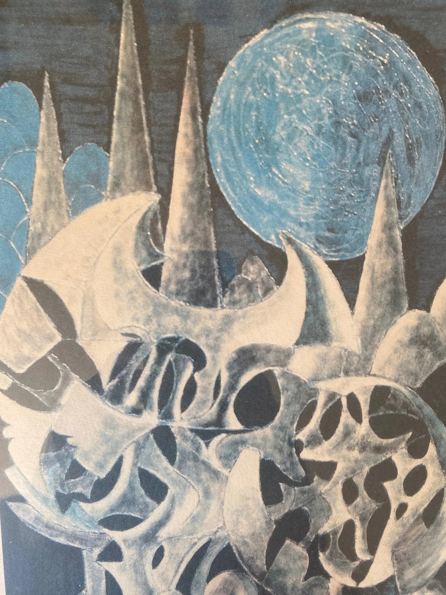 Lithographie signé Cornin, pour Jon Corka ( 1905-1992), pièce rare numérotée, encadrée et sous verre. Antiquités de France