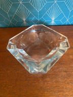 Cendrier en cristal signé Val St Lambert époque Art Déco-{{shop name}}