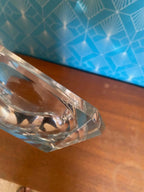 Cendrier en cristal signé Val St Lambert époque Art Déco-{{shop name}}