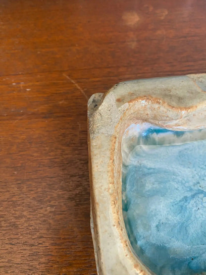 Vide poche en grès, attribué à , BARBARA DELFOSSE, céramique ancienne, raku. Antiquités de France
