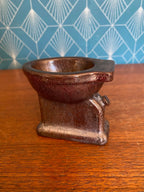 Ancienne terre cuite émaillée, école Italienne Romacréa, des années 60. Antiquités de France