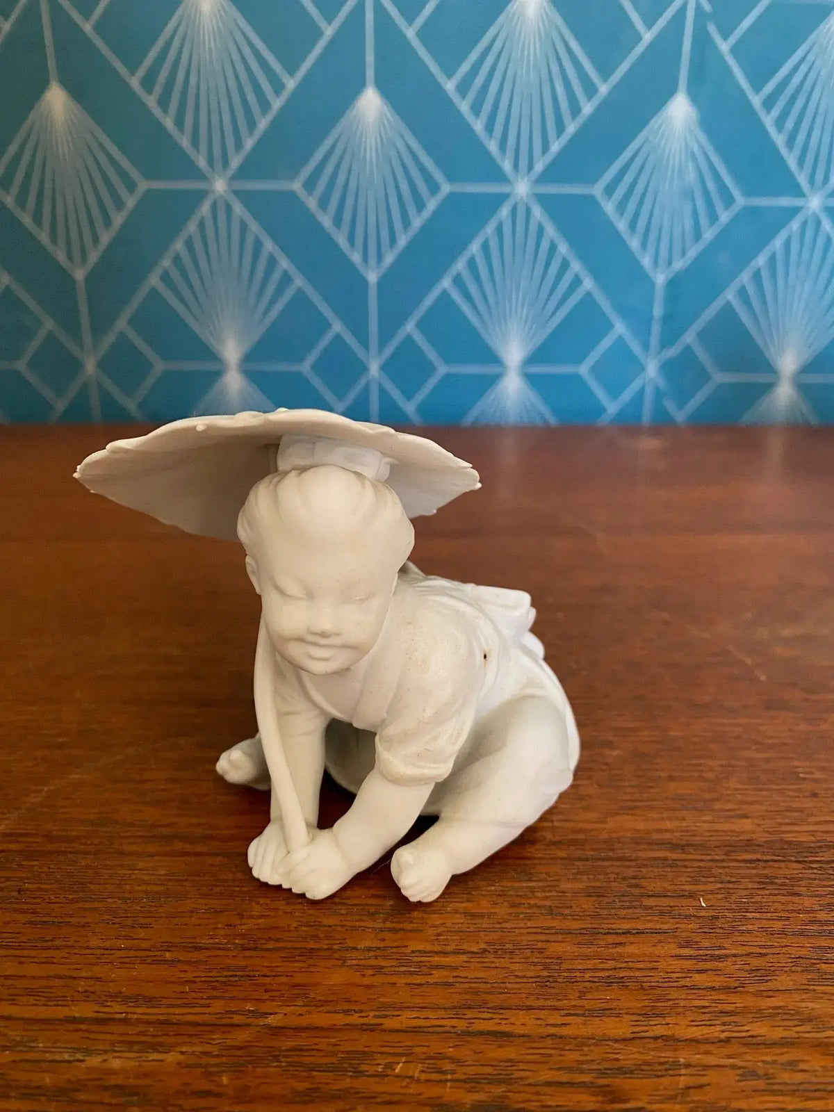 Meissen biscuit, Sculpture porcelaine, XIXème, numérotés et marqué au revers. Antiquités de France