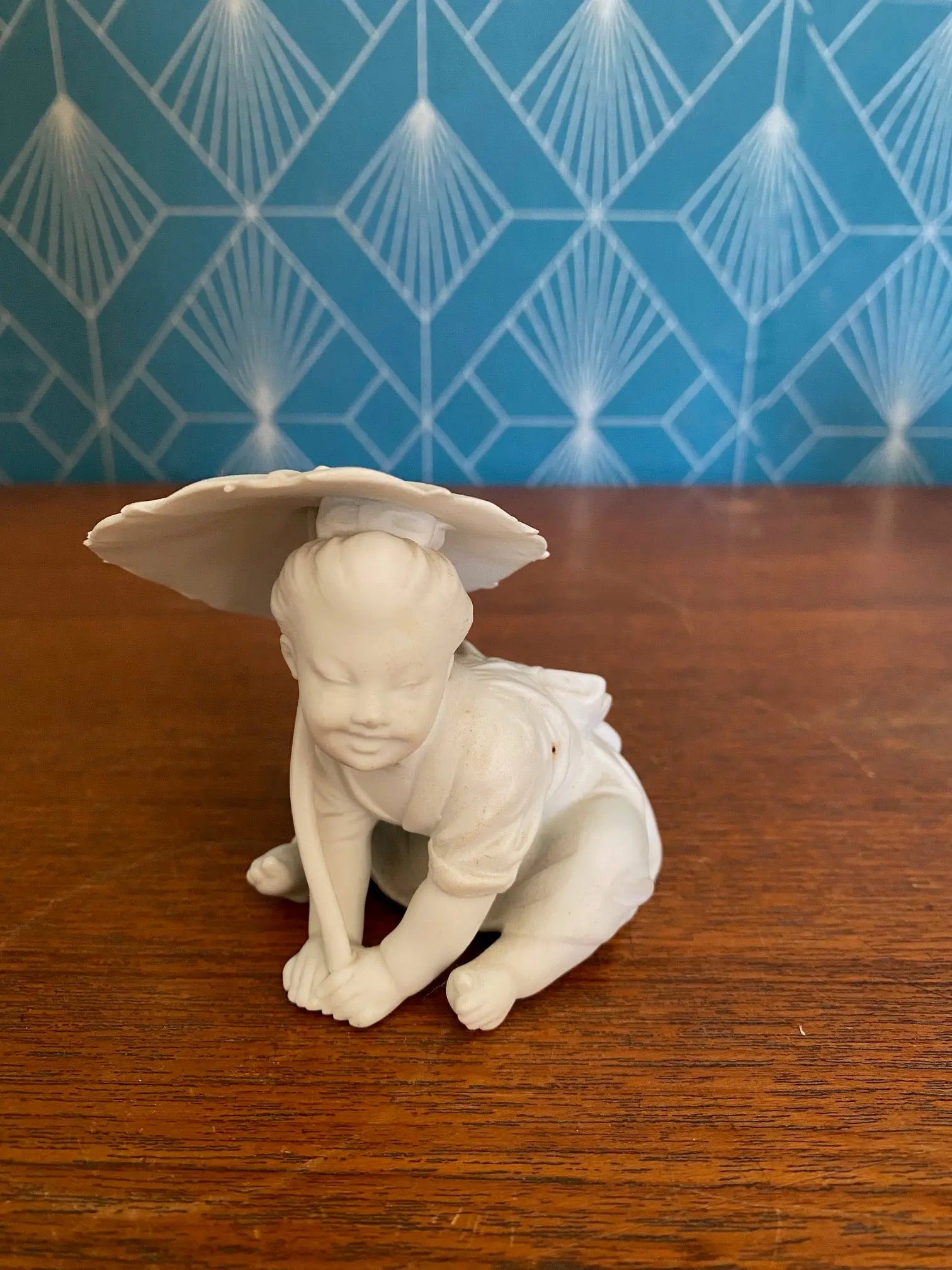 Meissen biscuit, Sculpture porcelaine, XIXème, numérotés et marqué au revers. Antiquités de France