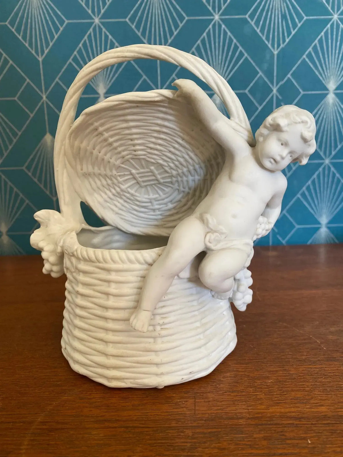 Meissen biscuit, Sculpture porcelaine, XIXème, numérotés et marqué au revers. Antiquités de France