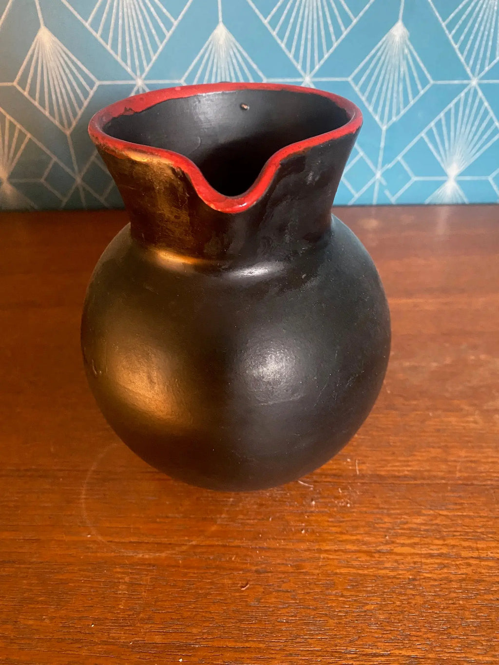 Céramique vintage, école Italienne Romacréa, des années 60. Pichet en céramique. Antiquités de France