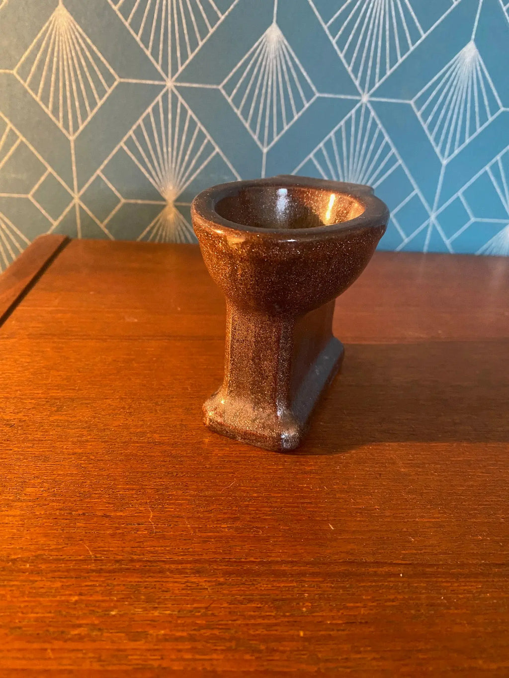 Ancienne terre cuite émaillée, école Italienne Romacréa, des années 60. Antiquités de France