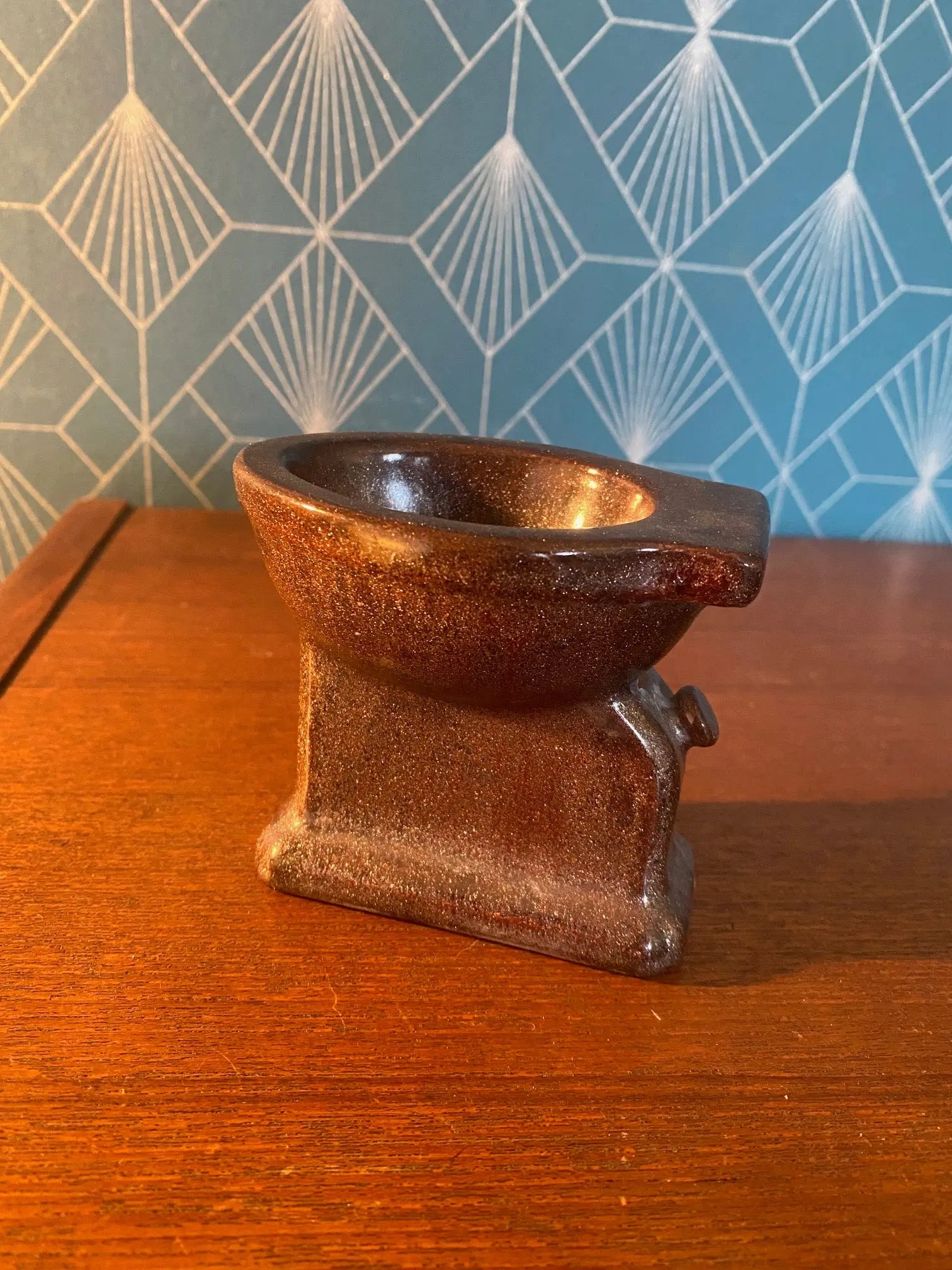 Ancienne terre cuite émaillée, école Italienne Romacréa, des années 60. Antiquités de France