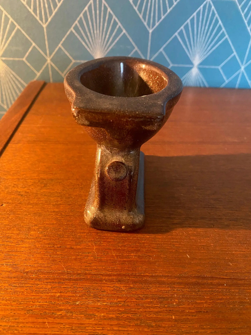 Ancienne terre cuite émaillée, école Italienne Romacréa, des années 60. Antiquités de France