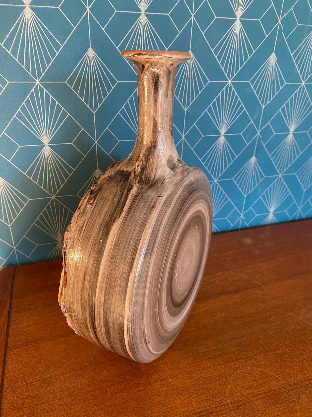 Terre cuite émaillée, vintage des années 50, Romacréa, Italie. Antiquités de France