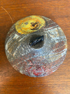 Terre cuite ancienne, pot à couvert par l' école Italienne Romacréa, 1950. Antiquités de France