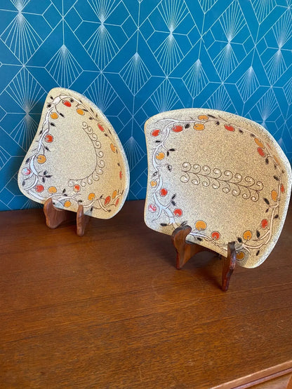 Vides poches anciens en céramique italienne des années 50. Fratelli Fanciullacci Antiquités de France