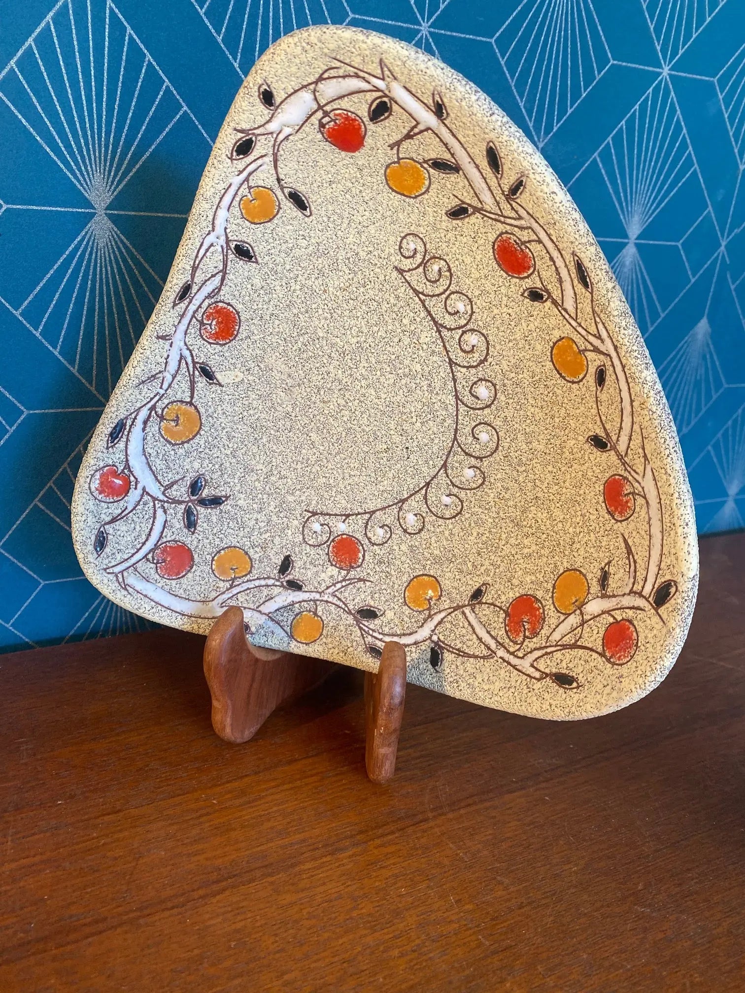 Vides poches anciens en céramique italienne des années 50. Fratelli Fanciullacci Antiquités de France