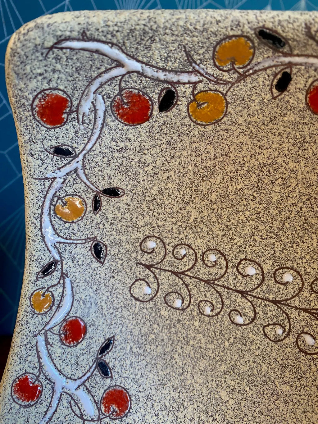 Vides poches anciens en céramique italienne des années 50. Fratelli Fanciullacci Antiquités de France