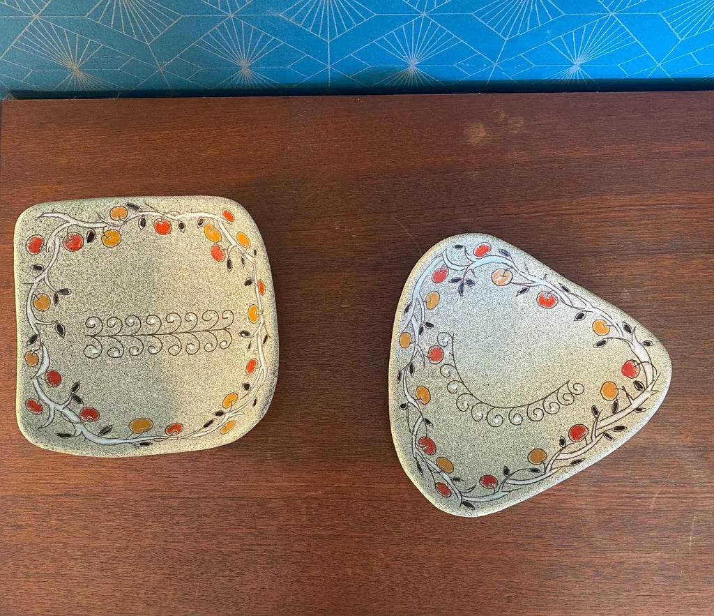 Vides poches anciens en céramique italienne des années 50. Fratelli Fanciullacci Antiquités de France