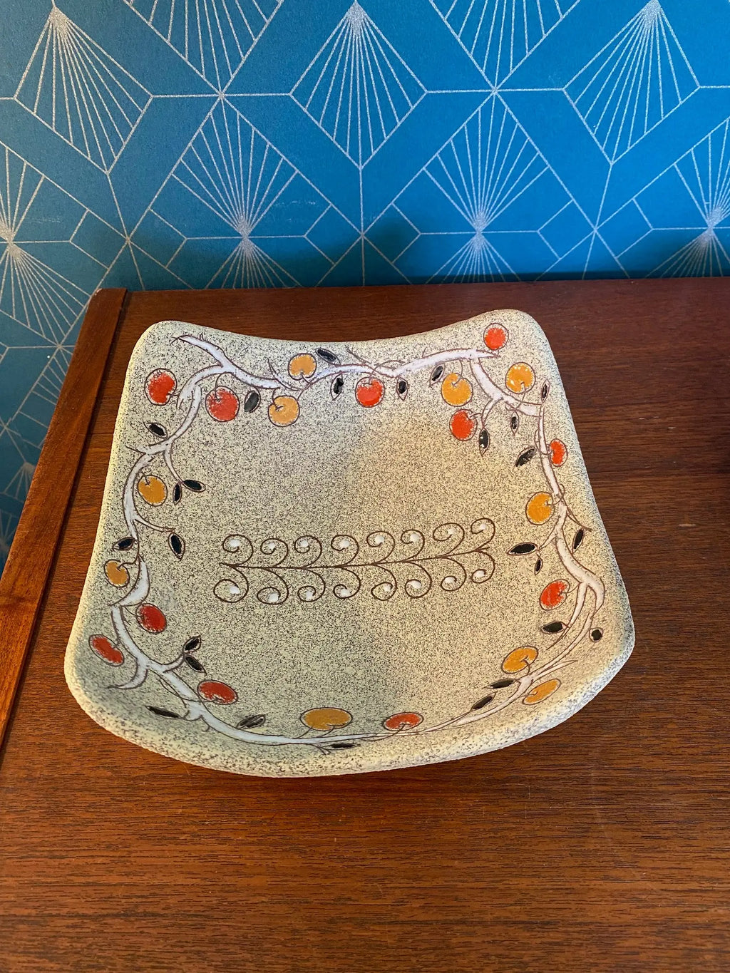 Vides poches anciens en céramique italienne des années 50. Fratelli Fanciullacci Antiquités de France