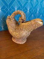 Verseuse ancienne, Céramique vintage, école Italienne Romacréa, des années 60 en grain doré. Antiquités de France