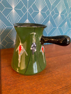 Petite verseuse ancienne, céramique vintage, école Italienne Romacréa, 1960. Antiquités de France