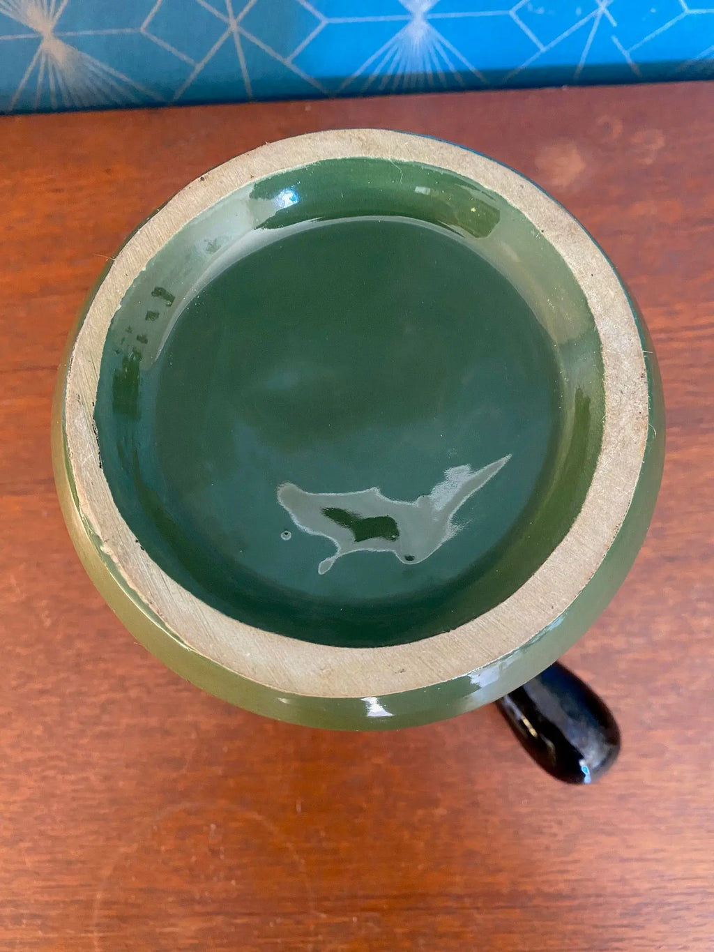 Petite verseuse ancienne, céramique vintage, école Italienne Romacréa, 1960. Antiquités de France