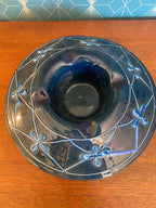 Ancien cendrier en terre cuite émaillée, école Italienne Romacréa, de 1950.-{{shop name}}