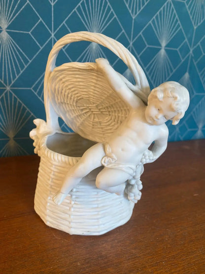 Meissen biscuit, Sculpture porcelaine, XIXème, numérotés et marqué au revers. Antiquités de France