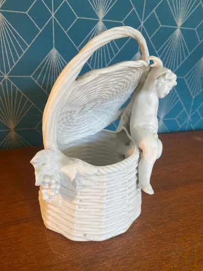 Meissen biscuit, Sculpture porcelaine, XIXème, numérotés et marqué au revers. Antiquités de France