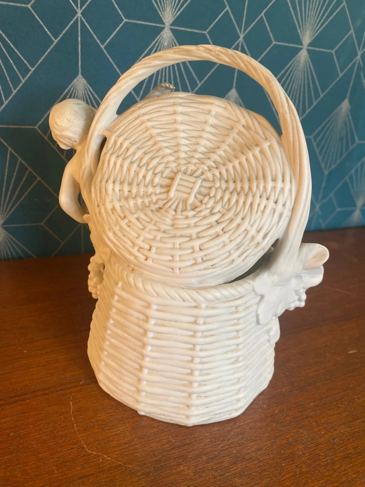 Meissen biscuit, Sculpture porcelaine, XIXème, numérotés et marqué au revers. Antiquités de France