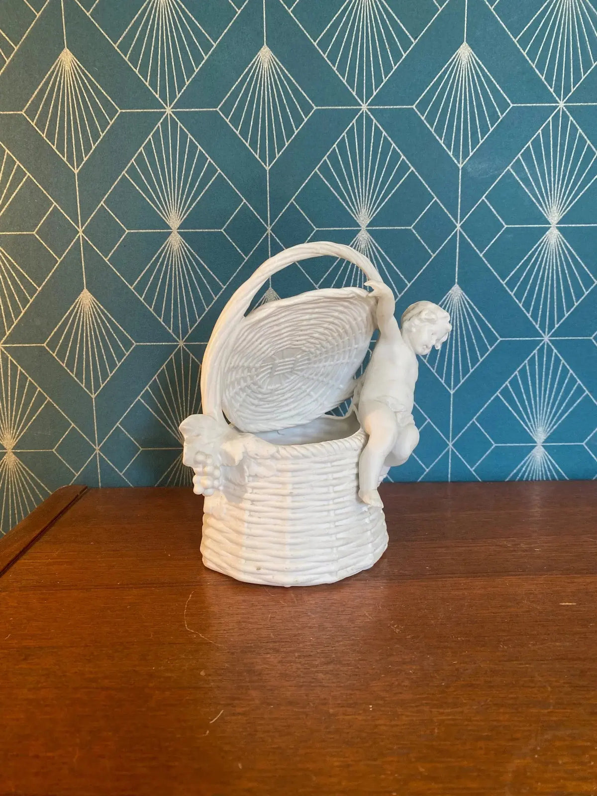 Meissen biscuit, Sculpture porcelaine, XIXème, numérotés et marqué au revers. Antiquités de France