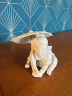 Meissen biscuit, Sculpture porcelaine, XIXème, numérotés et marqué au revers. Antiquités de France