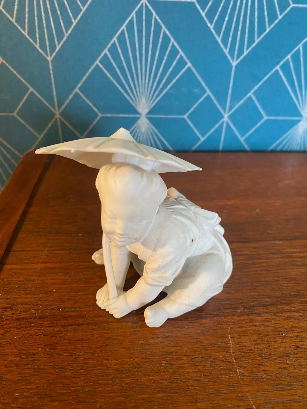 Meissen biscuit, Sculpture porcelaine, XIXème, numérotés et marqué au revers. Antiquités de France