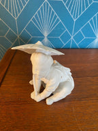 Meissen biscuit, Sculpture porcelaine, XIXème, numérotés et marqué au revers. Antiquités de France