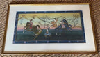Deux gouaches persanes début XXème "Chasse au tigre" – encadrées-{{shop name}}
