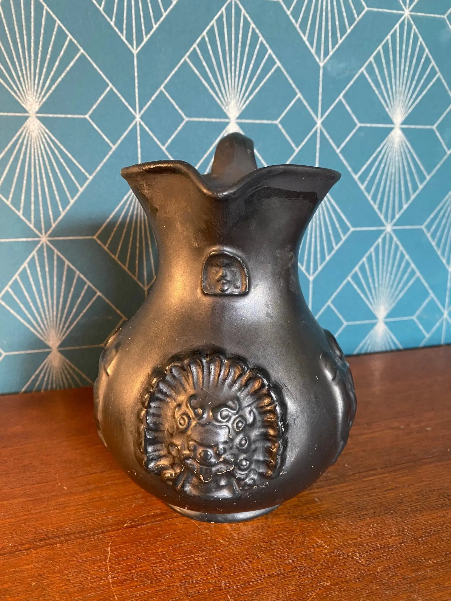 Ancien pichet en Céramique, école Italienne Romacréa, des années 60. Antiquités de France