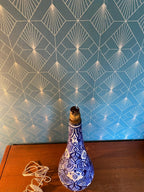 Pied de lampe ancienne, signée au revers, Syrie. Début XXème. Antiquités de France