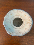 Encrier époque XIXème, en porcelaine blanche. Paris. Antiquités de France